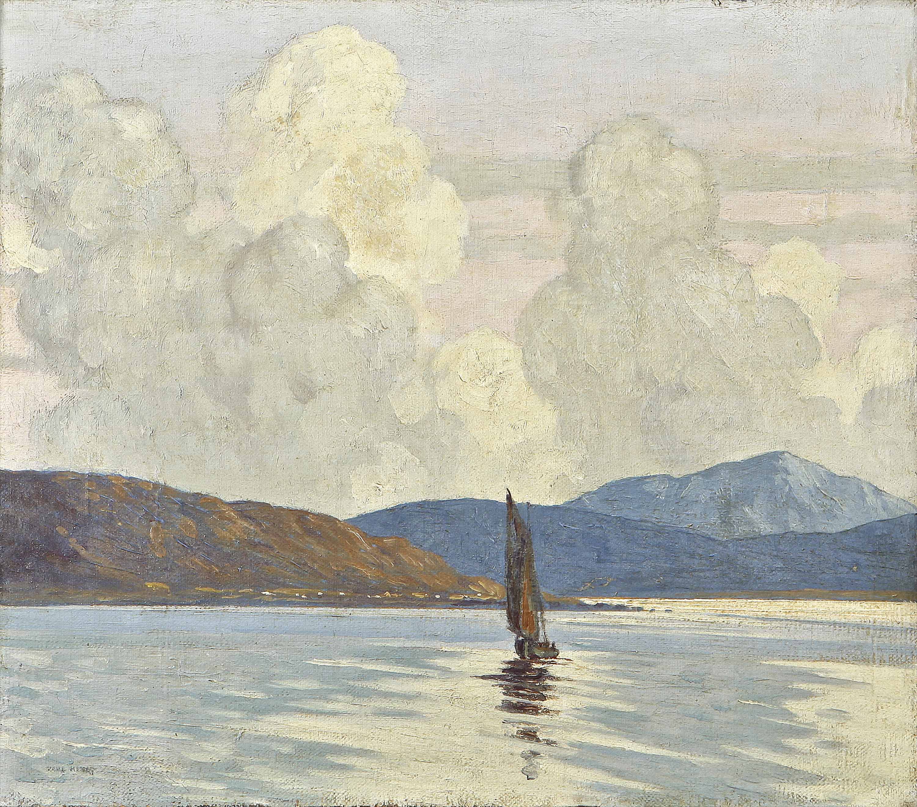 Sailing Boat on a Lough