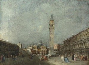 Francesco Guardi (1712-1793). One of a pair of Venetian views