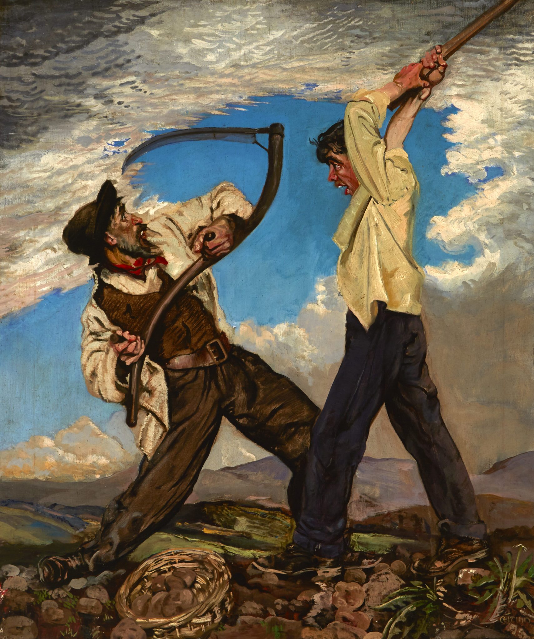 Illustration for the Playboy of the Western World – Frontispiece