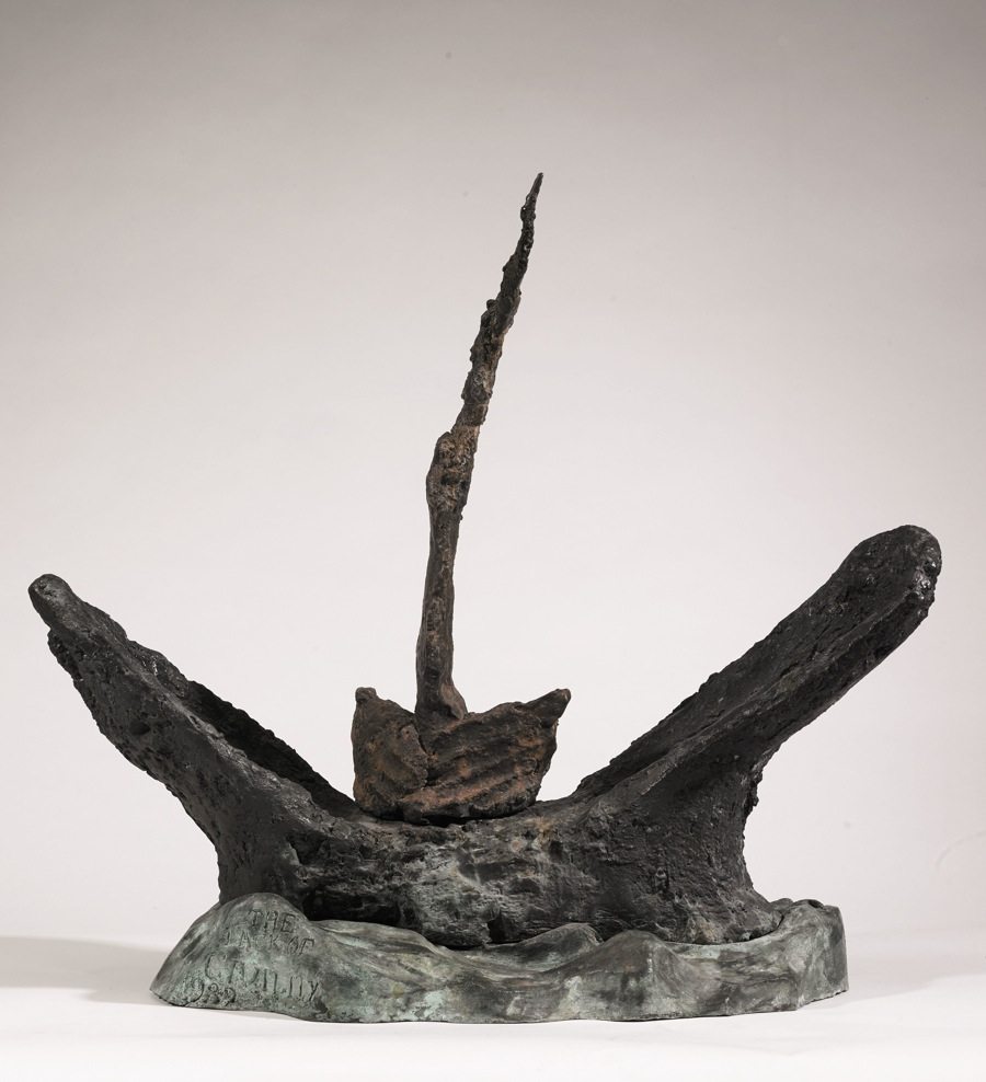 BARRY FLANAGAN (1941–2009) THE LACK OF CIVILITY 1982 bronze 80cm