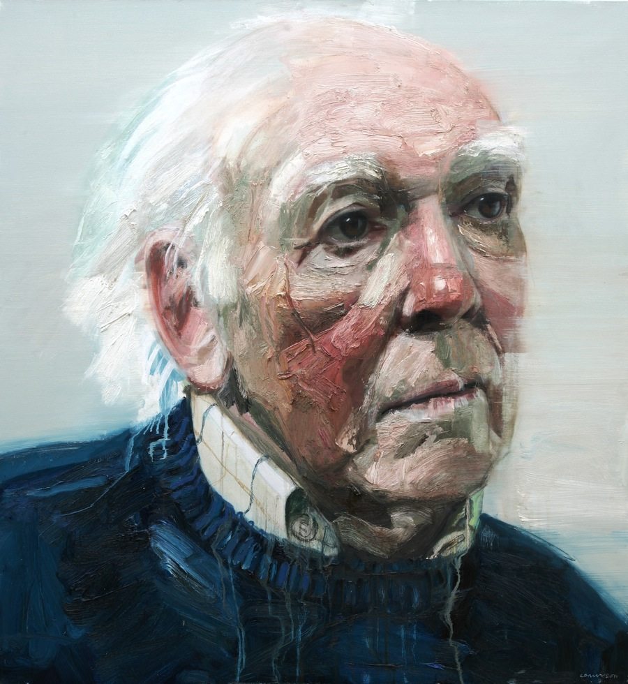 Colin Davidson b 1968, Portrait of Basil Blackshaw, 2012, oil on linen, 127 x 117cm