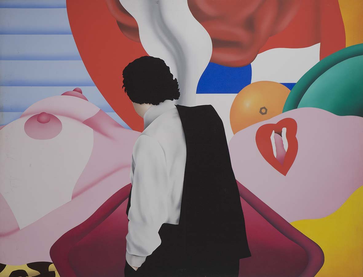 Man and a Tom Wesselman