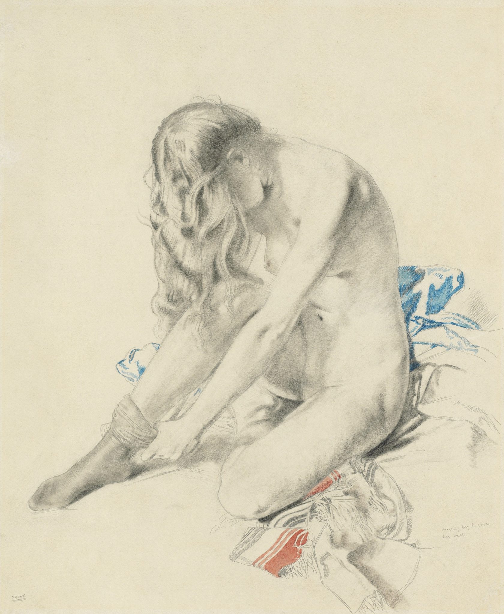Study for Nude Pattern, The Holy Well