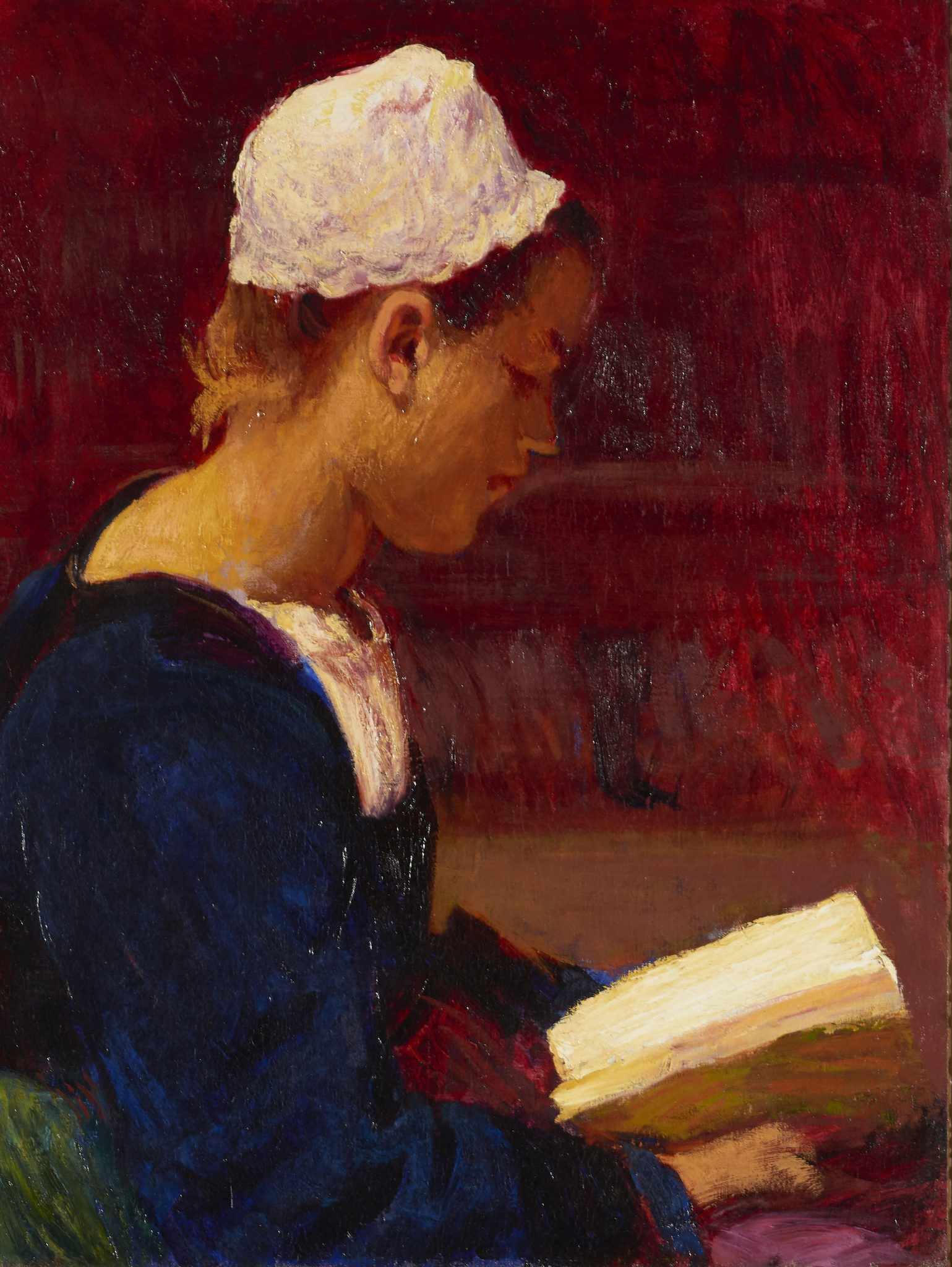 Breton Girl Reading