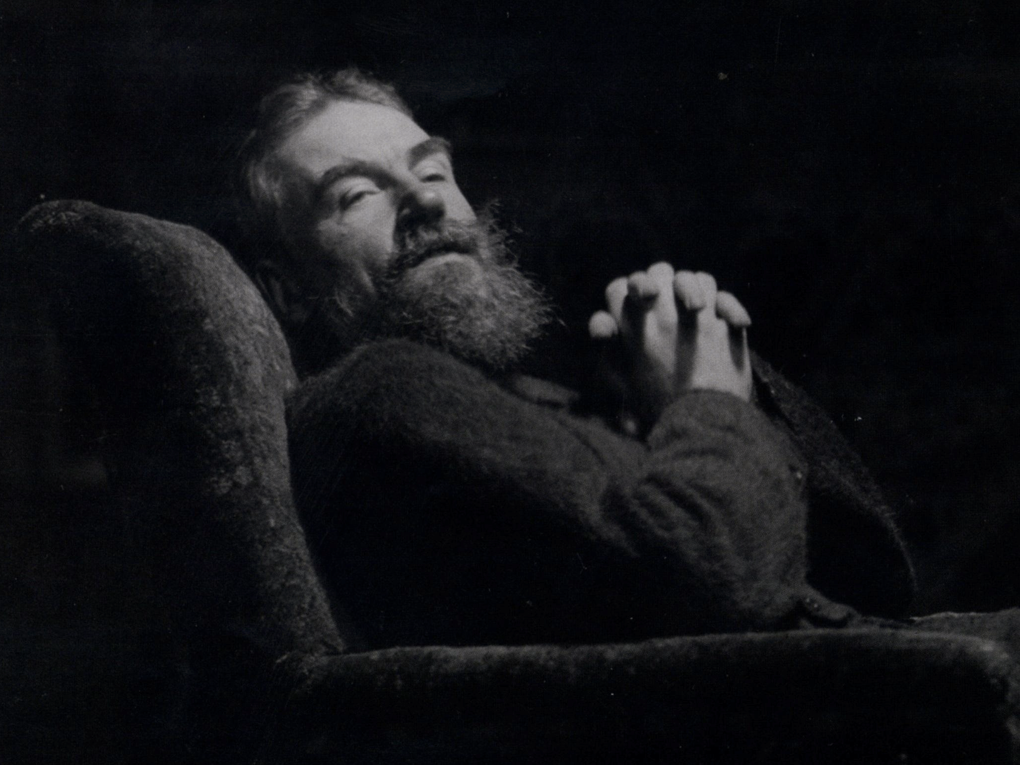 George Bernard Shaw double exposure