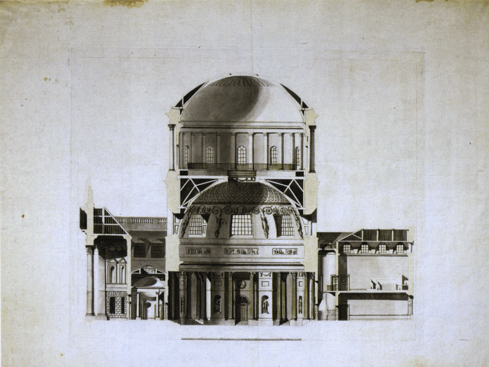 Edward Smyth’s design for the Four Courts