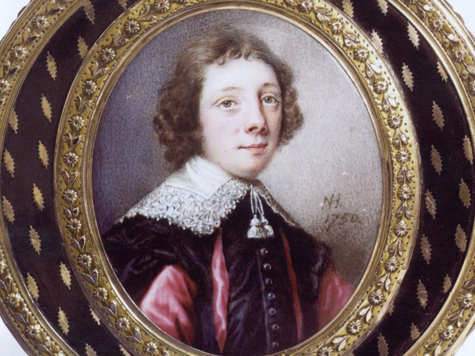 Nathaniel Hone RA: An Enamel Self-Portrait in Vandyke Dress